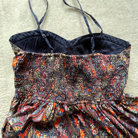 Adorable Colorful Paisley Mini Dress - Picture 3 of 6